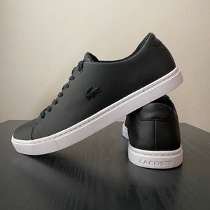 Black Lacoste Tennis Shoes Size 8